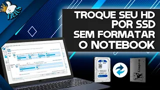 Como trocar HD por SSD sem Formatar Notebook - Tutorial completo