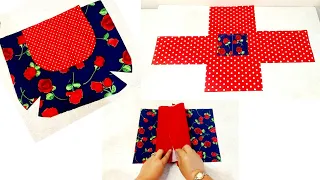 THIS DIY FROM THE SAME FABRICS WITH 3 DESIGNS BAG VERY EASY WAY 💖 Amazing Sewing Tutorial #diybag