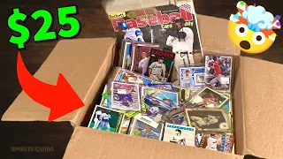 $25 ASSORTED SPORTS CARDS BOX FROM GOODWILL…BEST VALUE EVER?!
