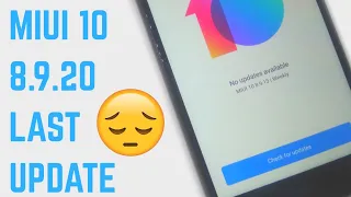 Miui 10 8.9.20 Is Last Global Beta Update | Miui New Schedule