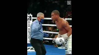 Haney wobbles almost gets knock down by Linares