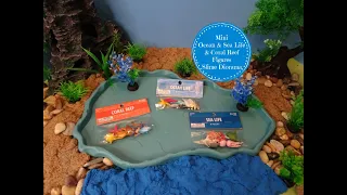 Mini Ocean & Sea Life & Coral Reef - Small World Slime Diorama Learn Ocean Animal Names