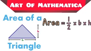 Area of a Triangle | Part 1 | class7 | #Shorts By Art Of Mathematica