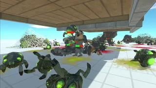 alien attacking ape home|animal revolt battle simulator