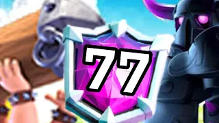 TOP 77 & 🏆2450  with PEKKA Bridge Spam🥰-Clash Royale