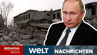 UKRAINE-KRIEG: Heftige Kämpfe! Russische Raketenangriffe auf Großstädte | WELT Newsstream