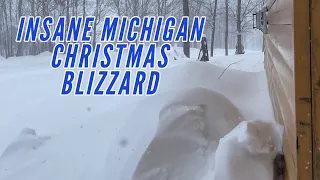 Riding during the *INSANE December 2022 Michigan Blizzard