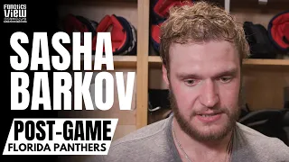 Sasha Barkov Reacts to Florida Panthers Series Win vs. Toronto Maple Leafs | Florida Post-Game