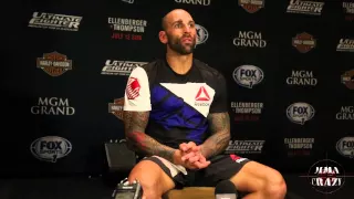 George Sullivan TUF 21 Finale Post Fight Media Scrum