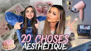 20 CHOSES À FAIRE PENDANT LES VACANCES SCOLAIRE 😍💕 ( version aesthétique )