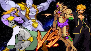 Dio Over Heaven vs Giorno Gold Experience Requiem (JoJo's Bizarre Adventure MUGEN)