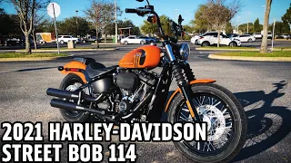 2021 Harley-Davidson FXBBS Street Bob 114 Baja Orange | Test Ride Review