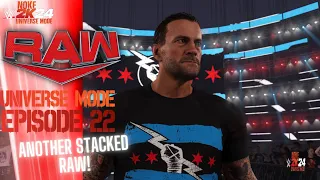 BIGGEST STARS ARE ON RAW! : RAW WWE 2k24 Universe Mode Ep22