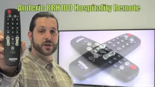 ANDERIC RRH100 Hospitality TV 1-Device Universal Remote - www.ReplacementRemotes.com