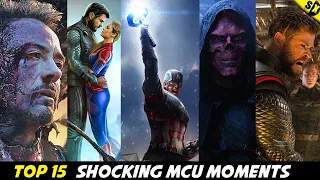 Top 15 Most Shocking Moments In MCU [Explained In Hindi]