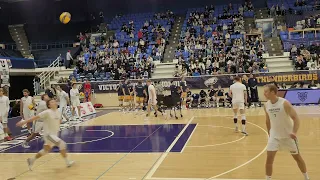 Mount Royal @ UBC | Hitting Lines | 2023 🇨🇦 Canada West Men's Volleyball Oct 20 | 4K 60FPS