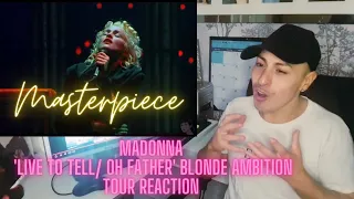 Madonna 'Live To Tell/ Oh Father Blonde Ambition Tour Reaction