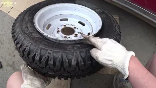 Москивч. Москвич 408. Камеру в колесе поменял, помпу поменял, крыльчатку поменял. Много что сделал.