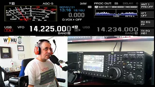 W7HU -Alex  Last livestream  with the TS890S  SEP 1ST  2021