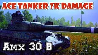 AMX 30 B Ace tanker 7k Damage || World of Tanks SummerSlam Console PS4 XBOX