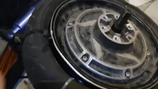 Как разобрать колесо для электросамоката Like Bike s20 разбортировка колеса 10 дюймов