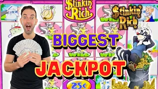 ➽➽ My BIGGEST Stinkin' Rich JACKPOT 🦨 So Many WILDS!!