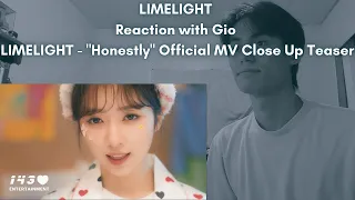 LIMELIGHT Reaction with Gio LIMELIGHT - "Honestly" Official MV Close Up Teaser