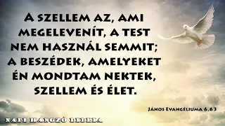 NAPI HANGZÓ BIBLIA - 131. RÉSZ - 05.11. - 1Sám 10,1-11,15; Jn 6,43-71; Zsolt 107,1-43; Péld 15,1-3