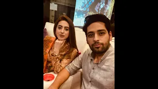 Actress Sulman Saeed beautiful pictures with his wife