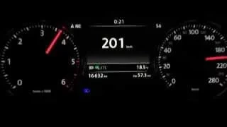 VW Touareg V8 TDI 4.2L (2015) acceleration 0-215 km/h