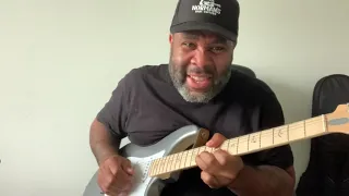 GUITAR LESSON ON TECHNIQUE AND THE BLUES WITH KIRK FLETCHER