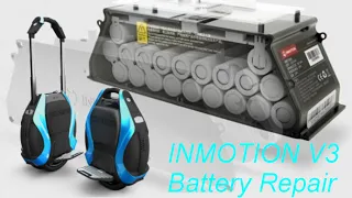 Inmotion V3C Electric Unicycle 74V Lithium Ion Battery Repair