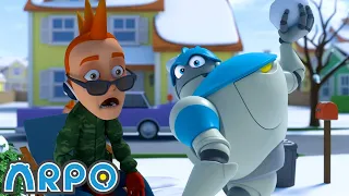 Snow Day - Protect the Baby!!! | ARPO The Robot | Funny Kids Cartoons | Kids TV Full Episodes
