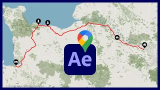 Animate Your Google Maps🌎LOCATION HISTORY Data in After Effects!🌎
