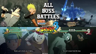 All Boss Battles (S-Rank) - Naruto Shippuden: Ultimate Ninja Storm 3 Full Burst