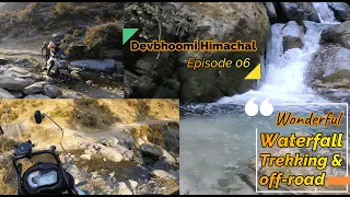 Unexplored Waterfall Trek in Bir Billing | Offroading ft. 2022 Benelli TRK 502 | Himachal - EP06 V35