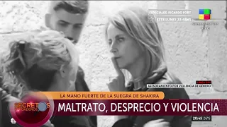 Maltratos y violencia: el difícil momento de Shakira junto a Piqué y su ex suegra