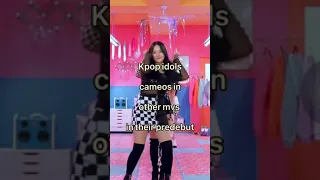 Kpop idols cameos in other mvs predebut #jisoo #bts #itzy #twice