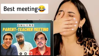 Online Parent Teacher Meeting | Ashish Chanchlani | Illumi Girl Reaction