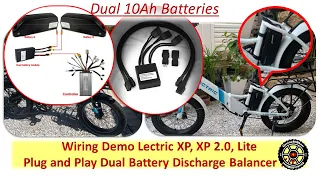 Lectric | XP, XP 2.0, Lite | Wiring Overview PLUG and PLAY Dual Battery Discharge Balancer