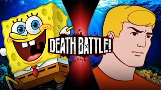 SpongeBob VS Aquaman (Nickelodeon VS Super Friends) | DEATH BATTLE!