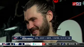 Kirill Marchenko on his first career assist