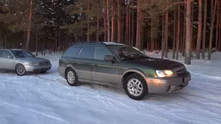 1.Subaru Outback 2001 2.5 AT winter off road