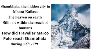 Unknown facts about Shambala, the mystery land in Kailasa