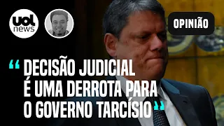 Tarcísio sofre nova derrota com decisão judicial sobre slides com erro, analisa Sakamoto: 'Pega mal'