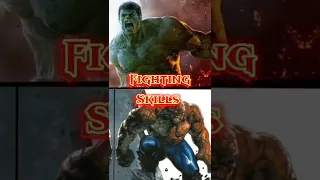 Hulk vs The Thing Who's Win #shorts #marvel #viral #dc #marvelvsdc #hulk