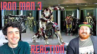 Iron Man 3 Reaction! Josh's first time watching the MCU!