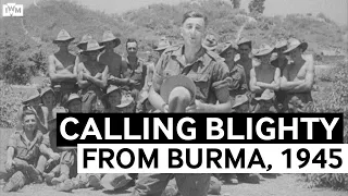 Calling Blighty from Burma, footage from 1945 | Archive Film Favourites