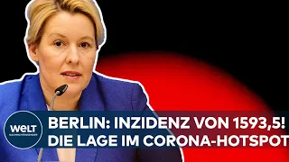 FRANZISKA GIFFEY: Corona-Hotspot mit Inzidenz von 1593,5! So ist die aktuelle Covid--Lage in Berlin