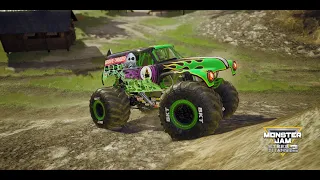 Playing Monster Jam Steel Titans 2 (Grave Digger Edition)